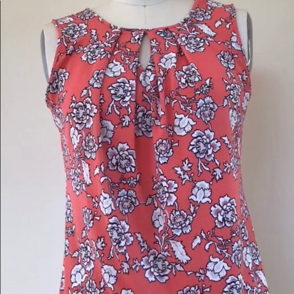 Style & Co Printed, Easy Care, No Iron Top